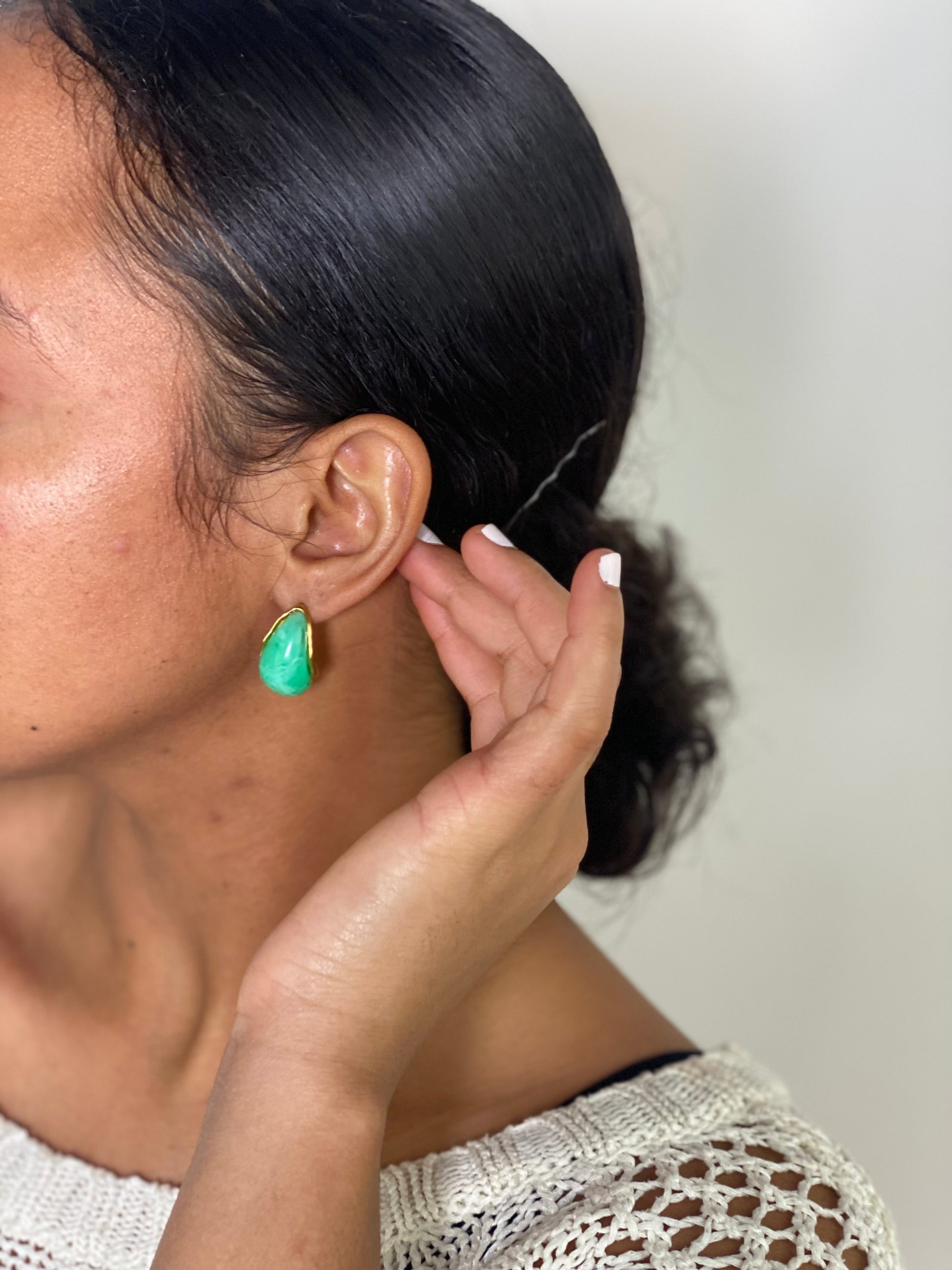 BOUCLES D'OREILLES RIVIERA - INOXYDABLE - Maison Rin