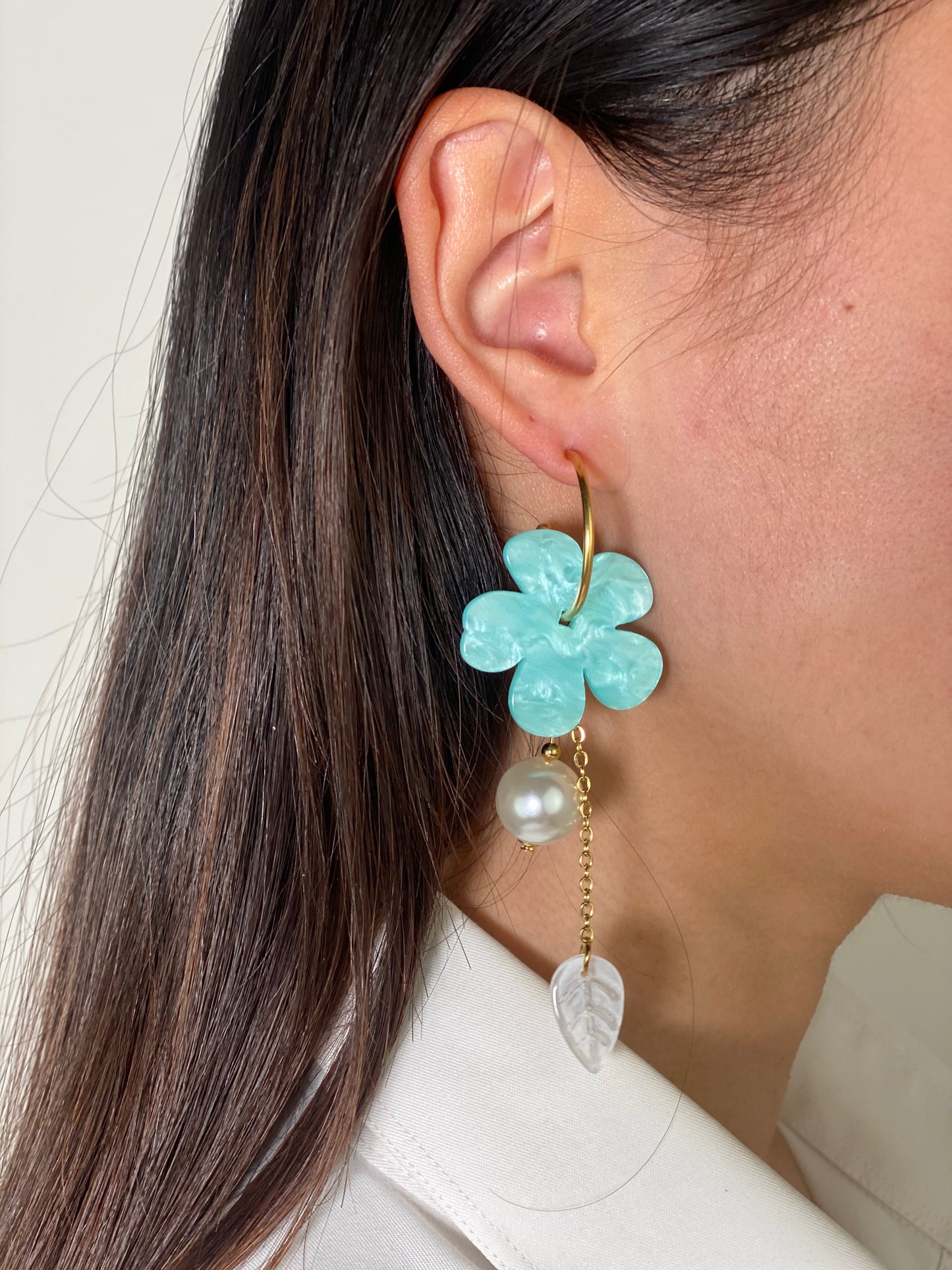BOUCLES D'OREILLES ARIELLE - ACIER INOXYDABLE - Maison Rin