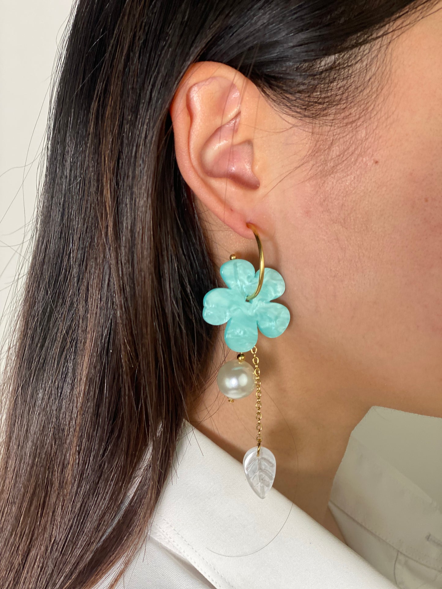 BOUCLES D'OREILLES ARIELLE - ACIER INOXYDABLE - Maison Rin