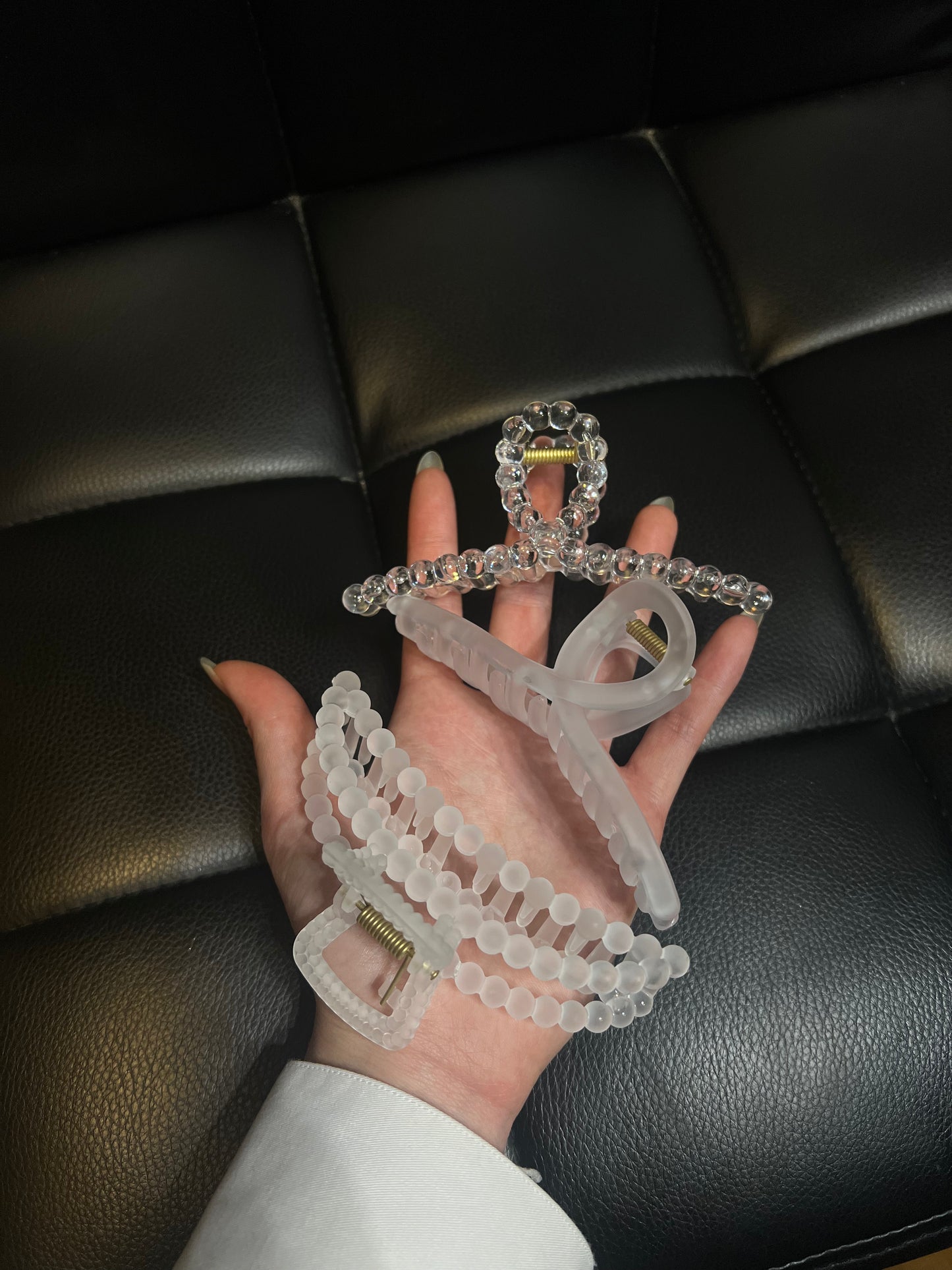 3 PINCES A CHEVEUX TRANSPARENTS - Maison Rin