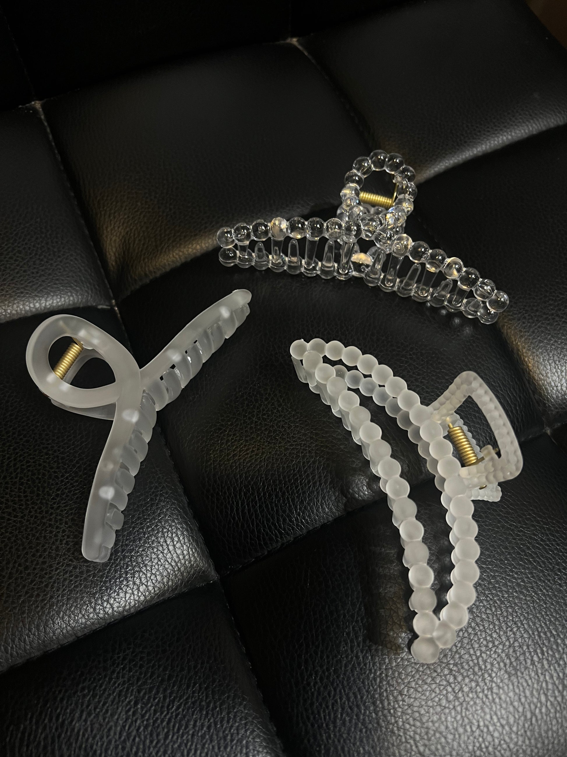 3 PINCES A CHEVEUX TRANSPARENTS - Maison Rin