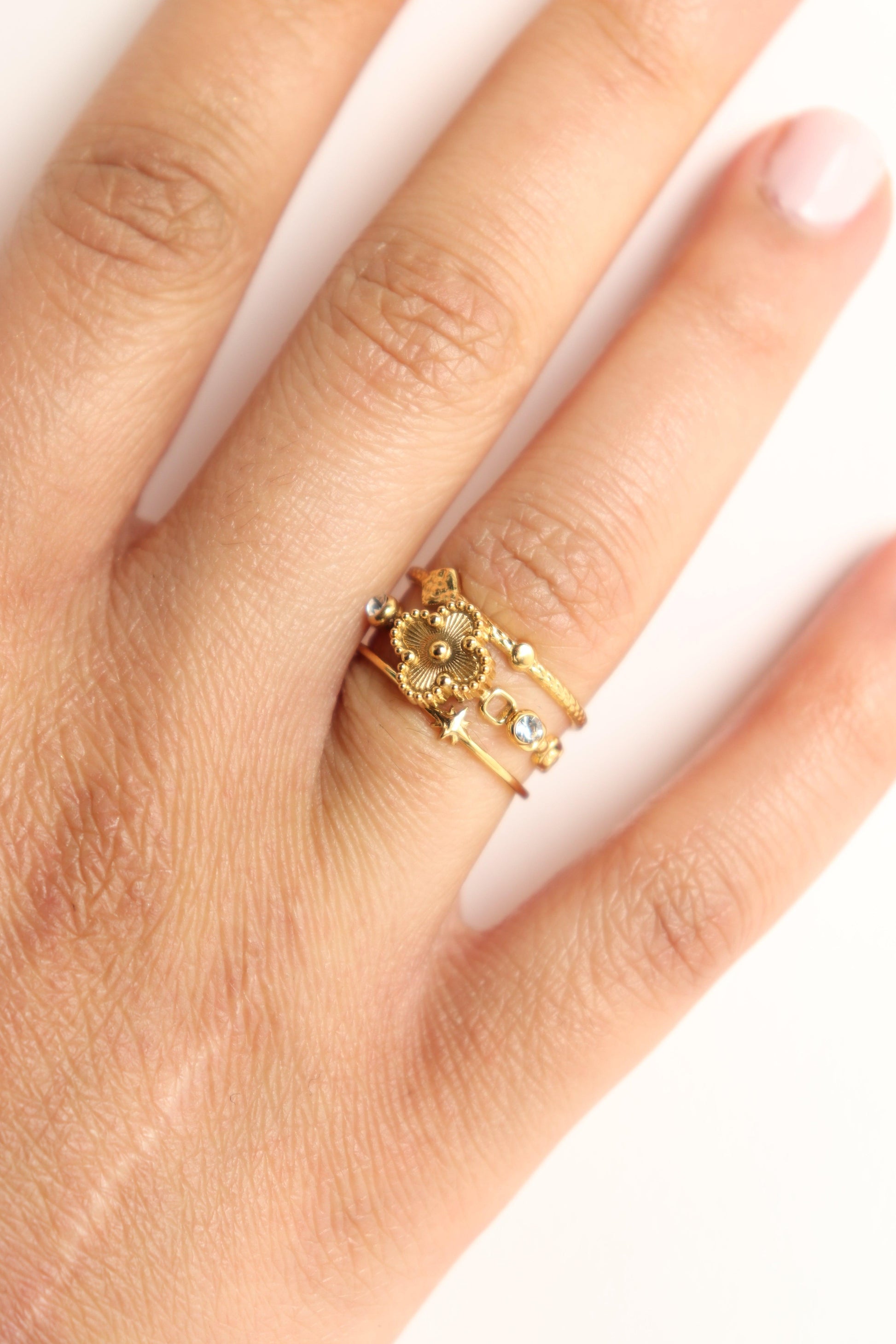 BAGUE SIERA - ACIER INOXYDABLE - Maison Rin