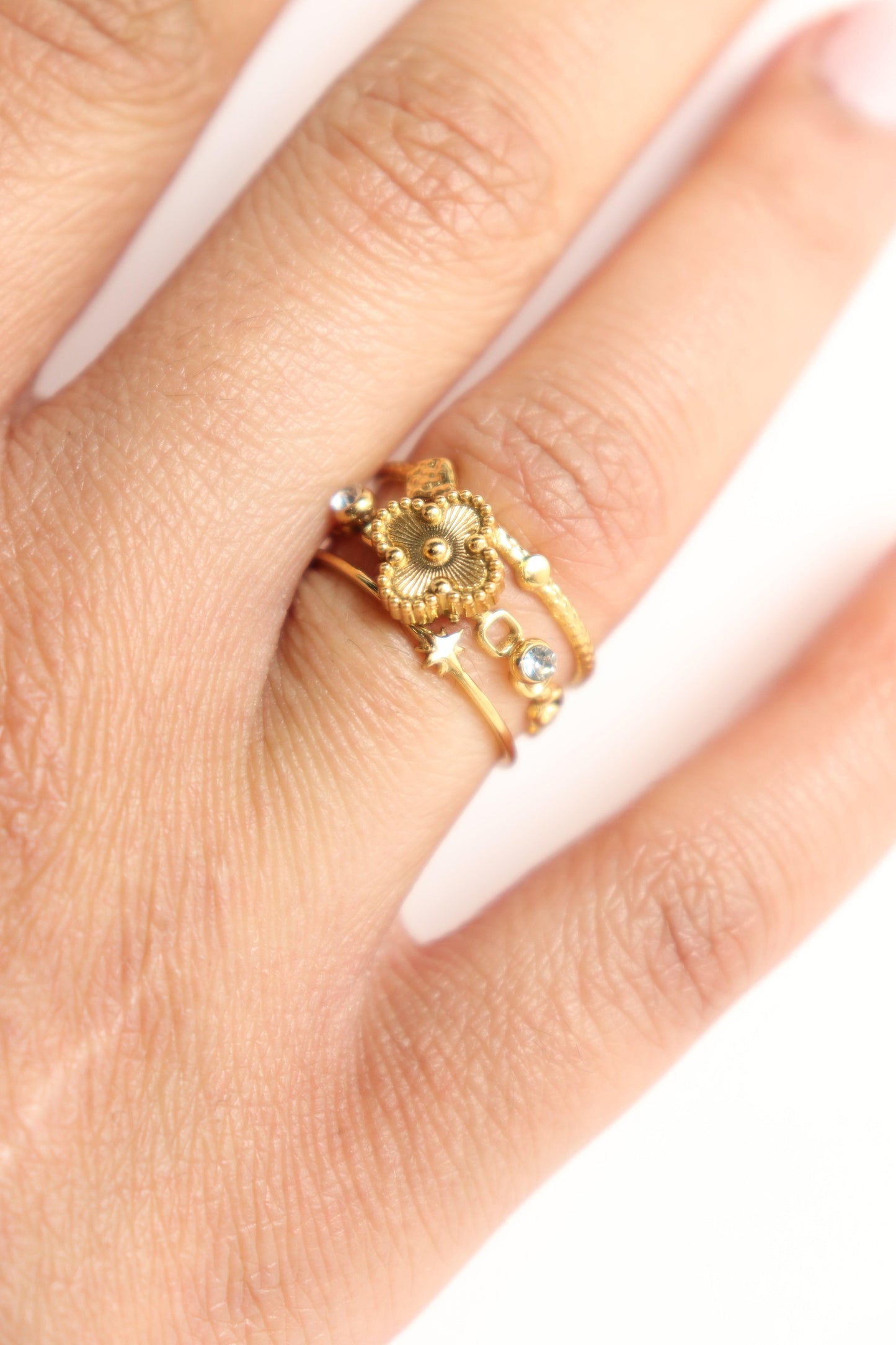 BAGUE SIERA - ACIER INOXYDABLE - Maison Rin