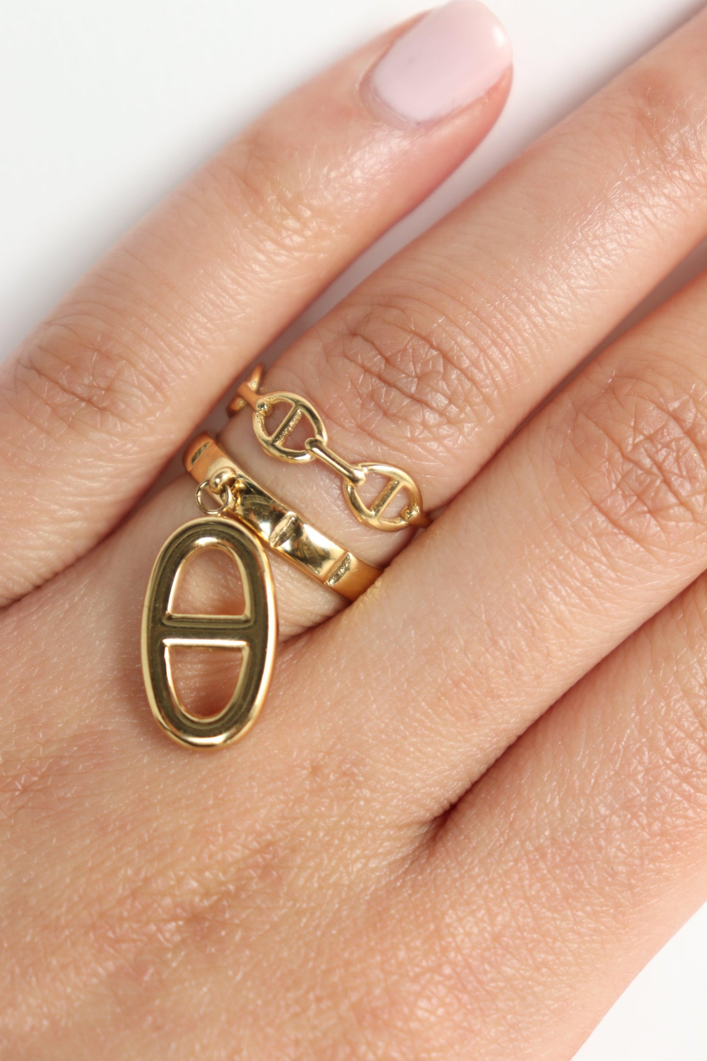 BAGUE REINA - ACIER INOXYDABLE - Maison Rin