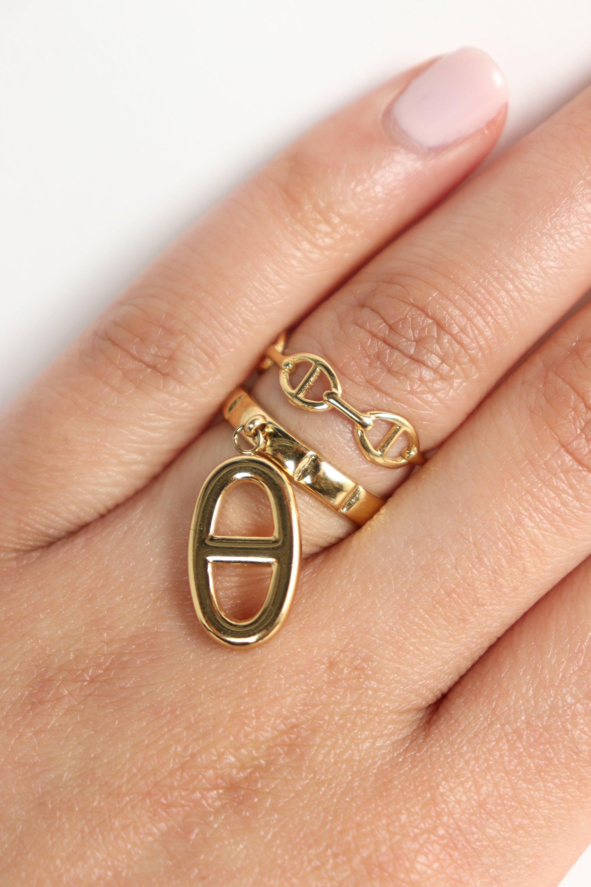 BAGUE REINA - ACIER INOXYDABLE - Maison Rin