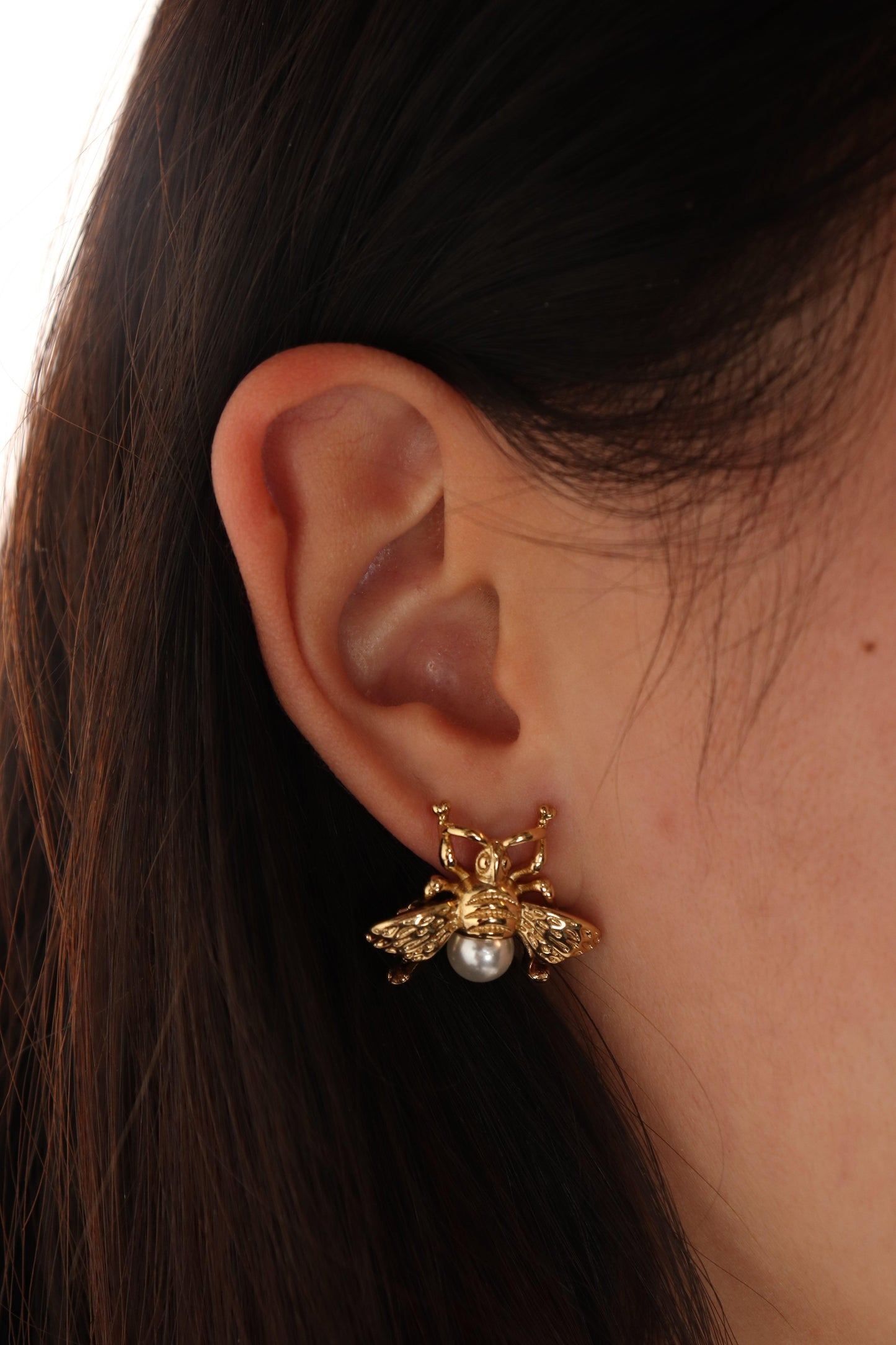 BOUCLES D'OREILLES GOLDEN BEE - INOXYDABLE - Maison Rin