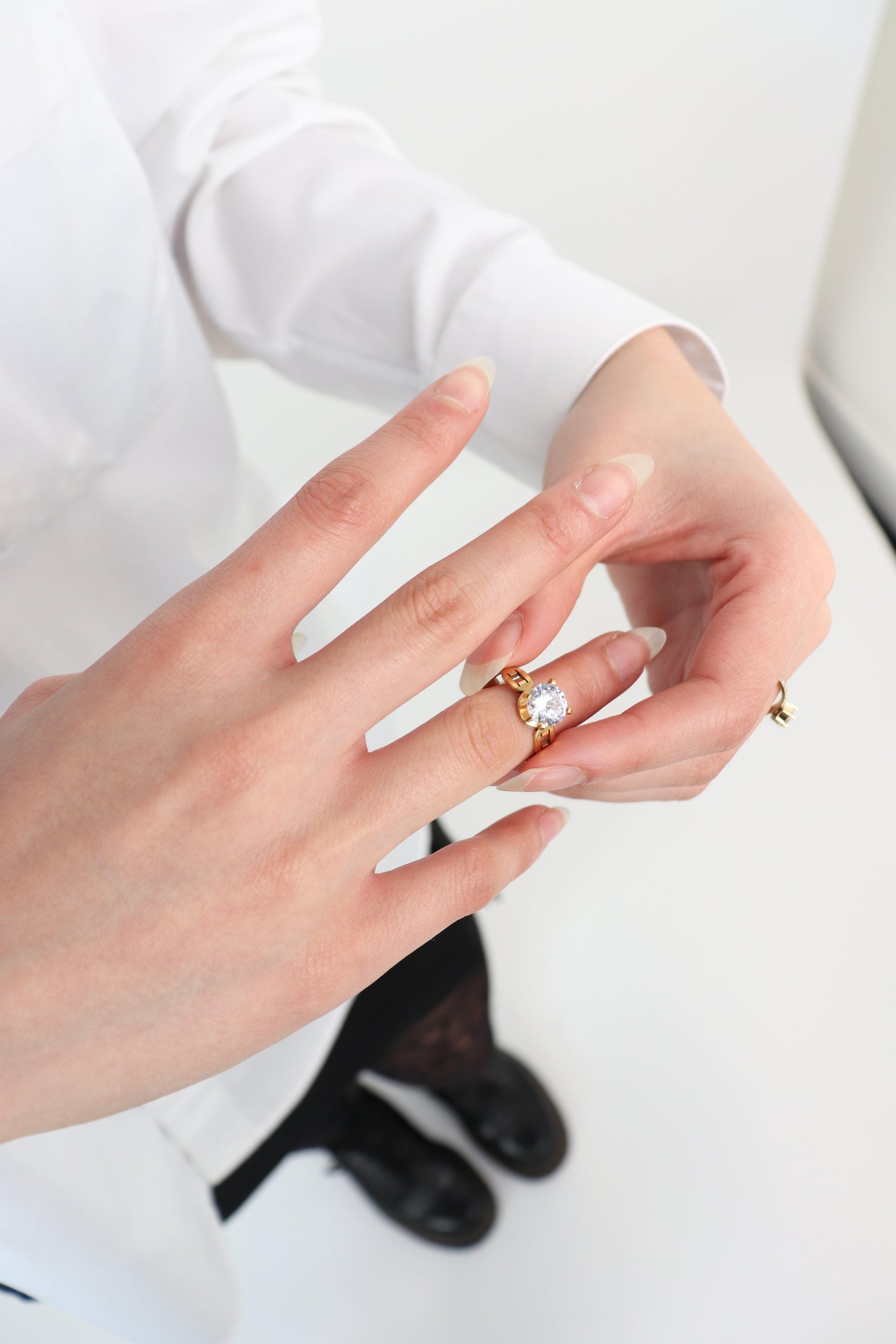 BAGUE DE PROMESSE - INOXYDABLE - Maison Rin