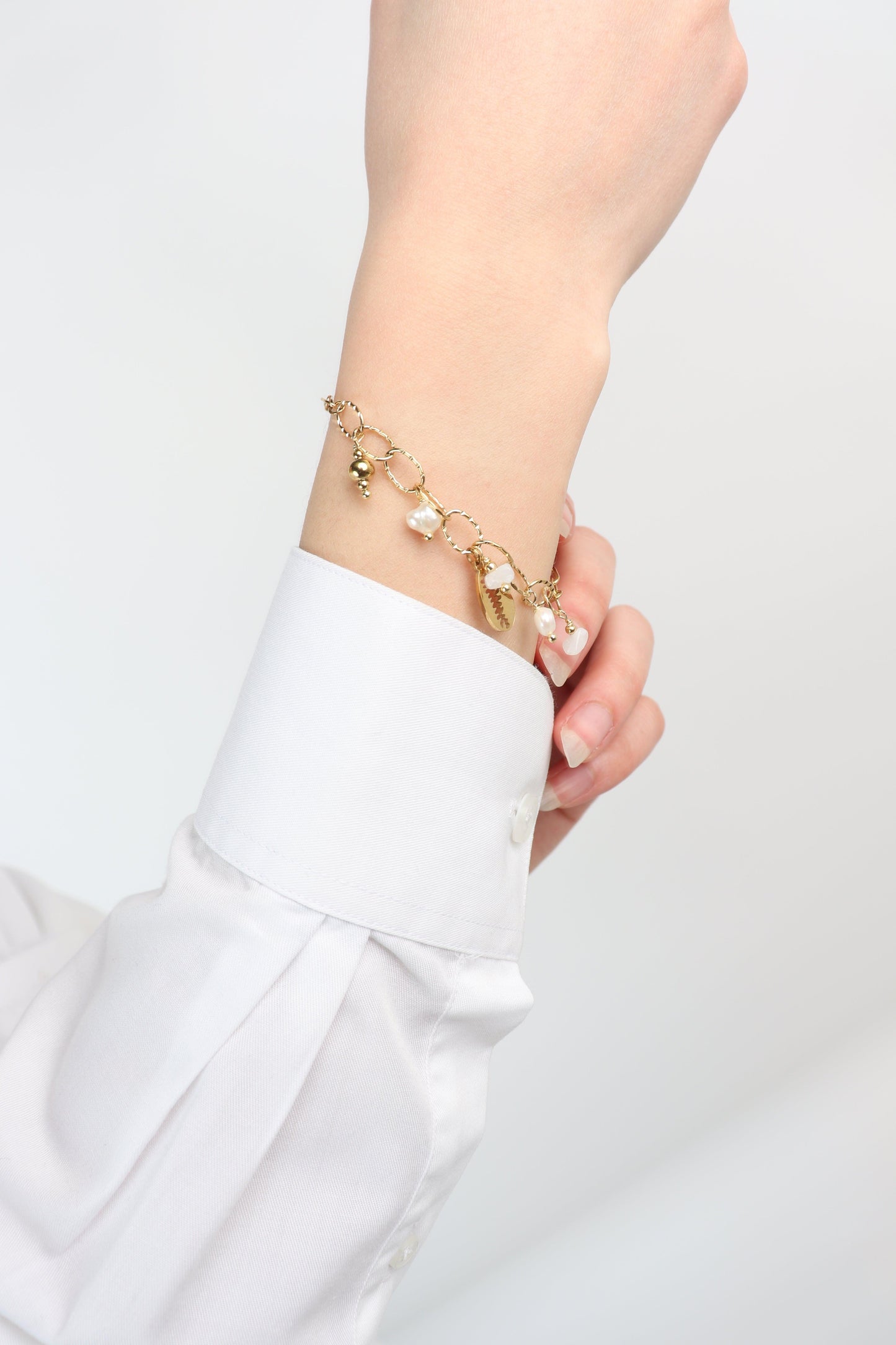 BRACELET LUMIERE D'AZUR - INOXYDABLE - Maison Rin