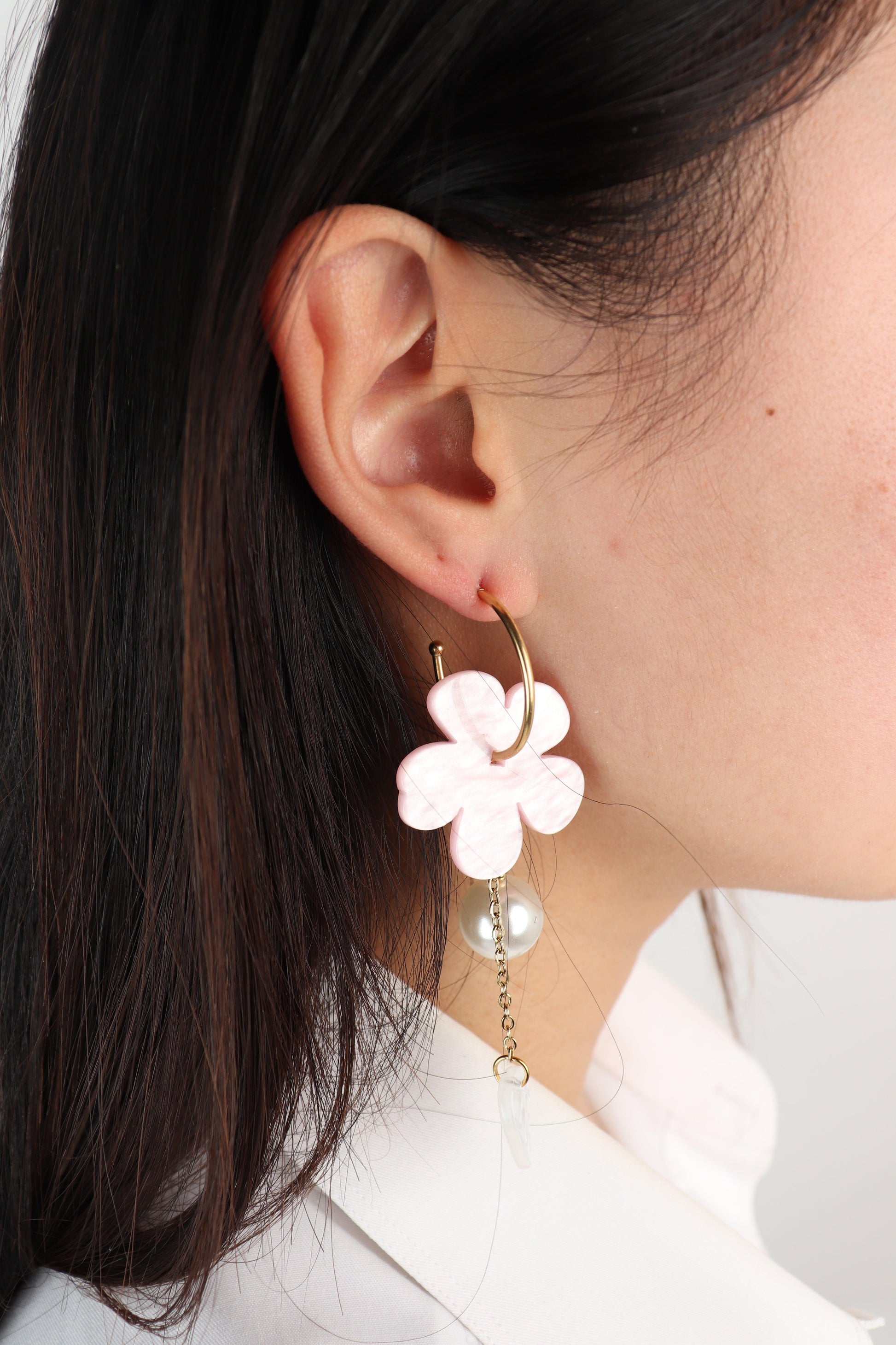 BOUCLES D'OREILLES ARIELLE - ACIER INOXYDABLE - Maison Rin
