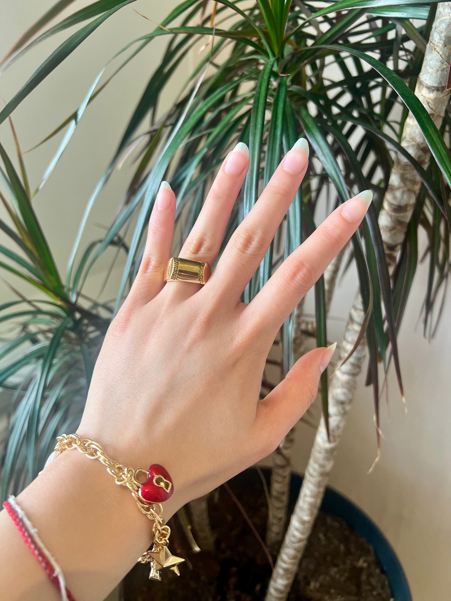 BAGUE MONA - PLAQUÉ OR - Maison Rin