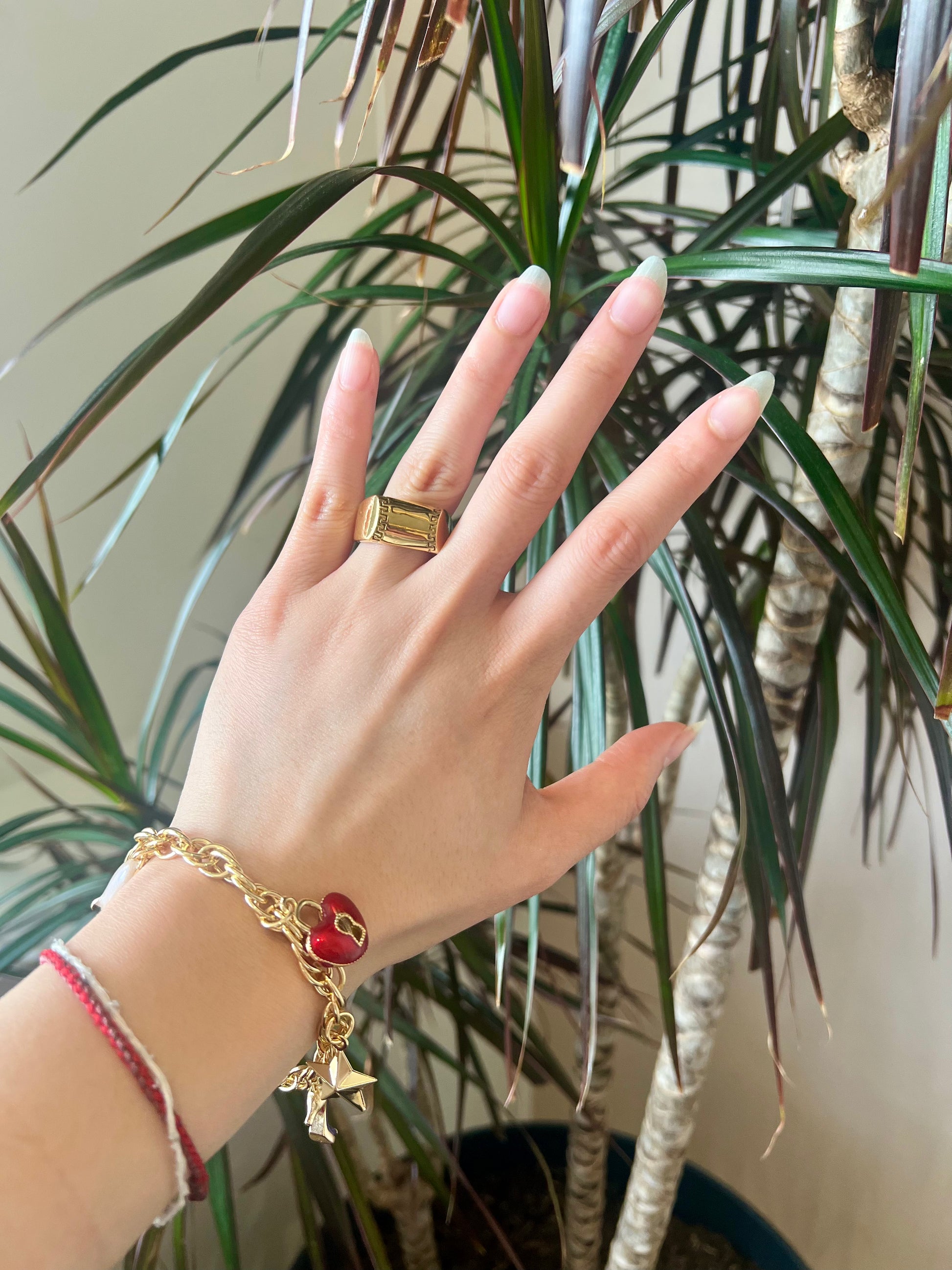 BAGUE MONA - PLAQUÉ OR - Maison Rin