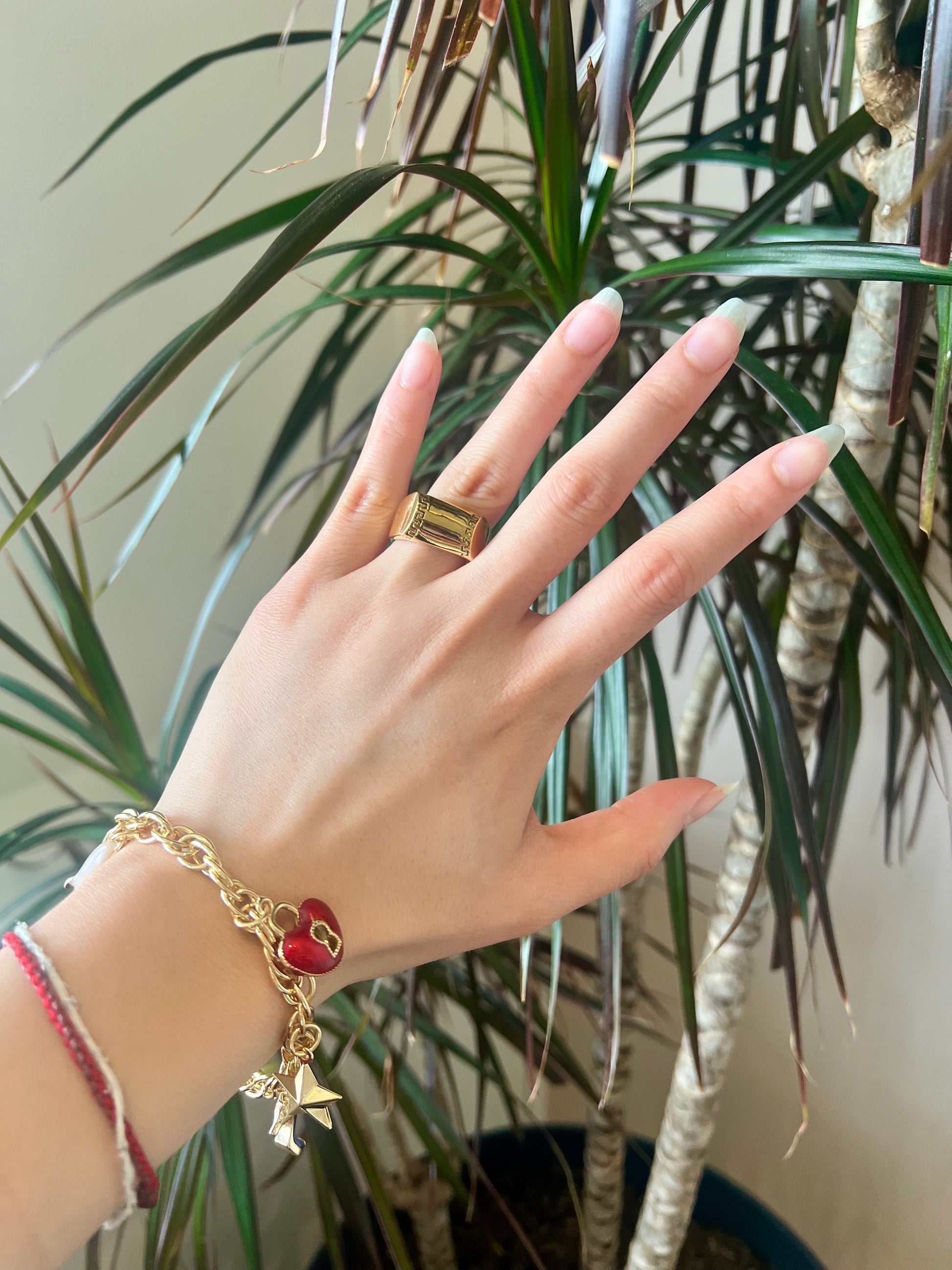 BAGUE MONA - PLAQUÉ OR - Maison Rin