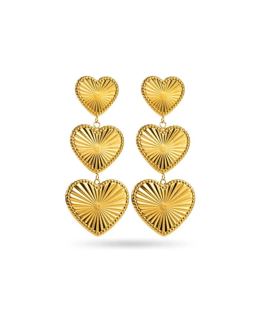 BOUCLES D'OREILLES MAUREEN - INOXYDABLE - Maison Rin