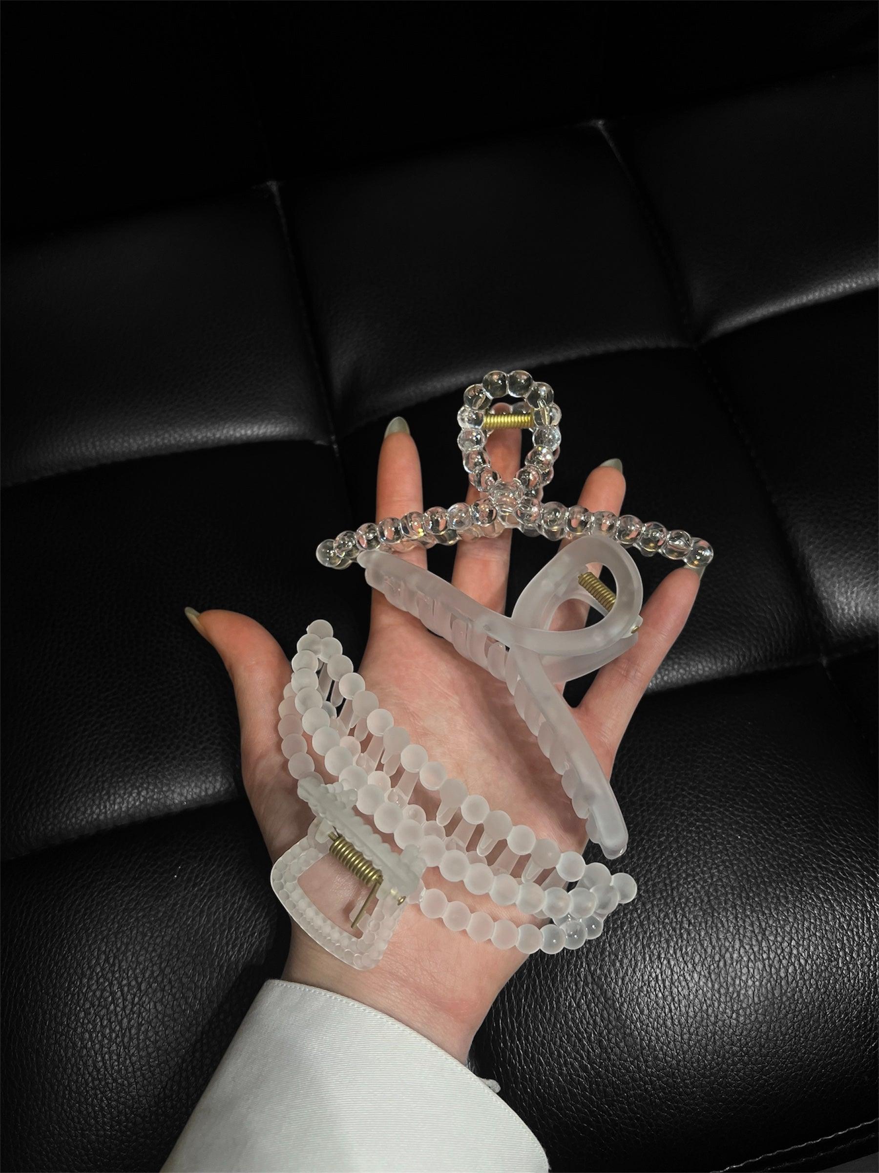 3 PINCES A CHEVEUX TRANSPARENTS - Maison Rin