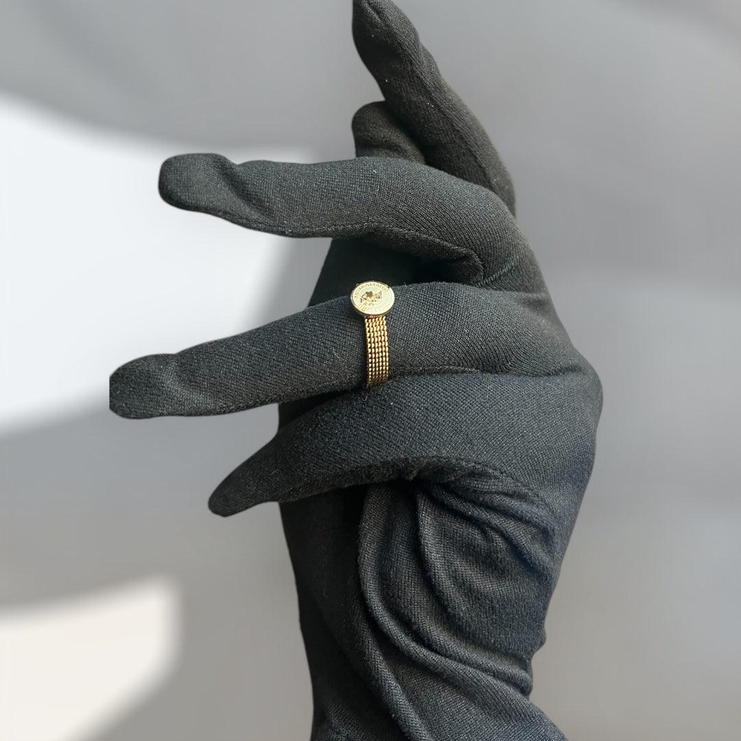 BAGUE ELISABETH - ACIER INOXYDABLE - Maison Rin