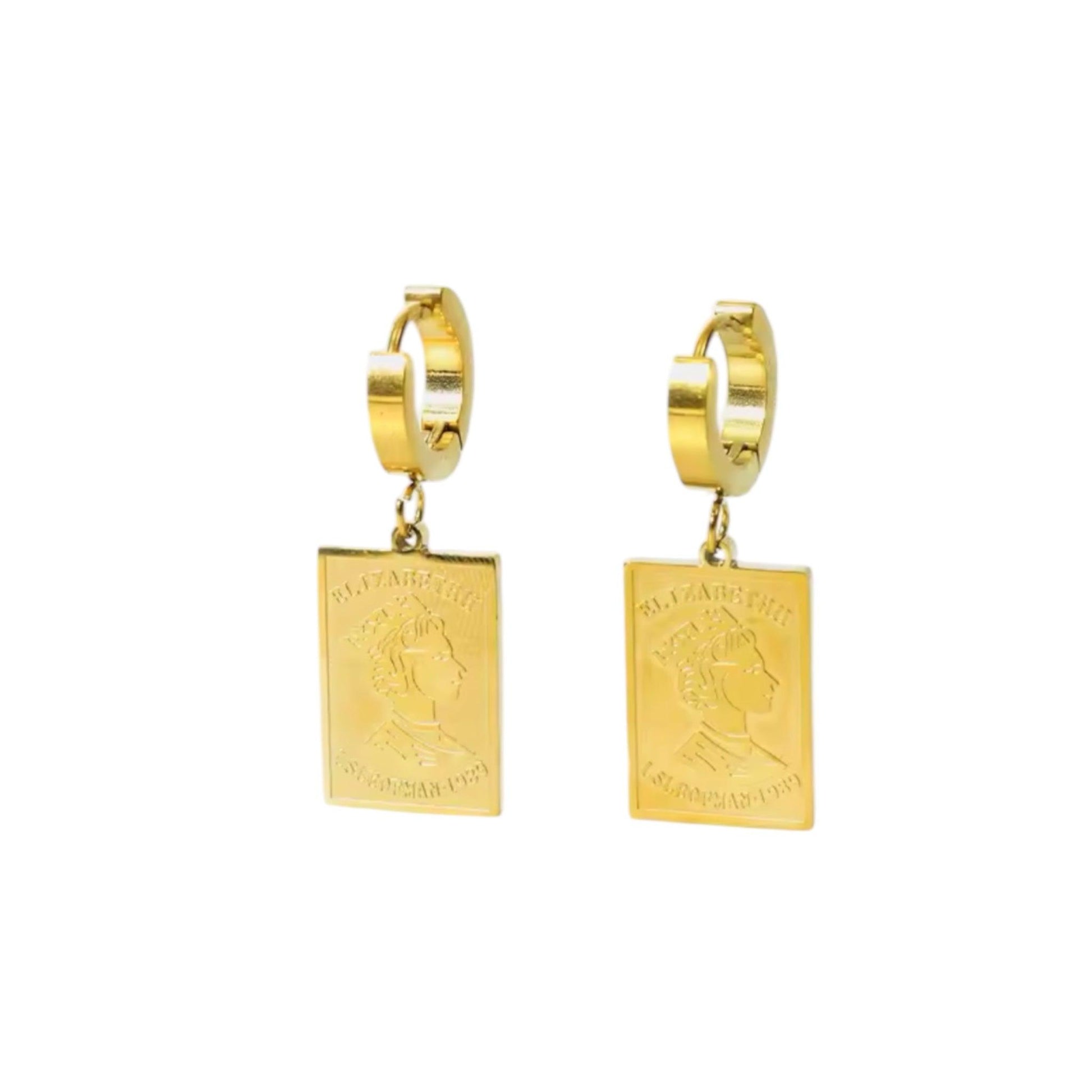 BOUCLES D'OREILLES PRISMATIQUE - INOXYDABLE - Maison Rin