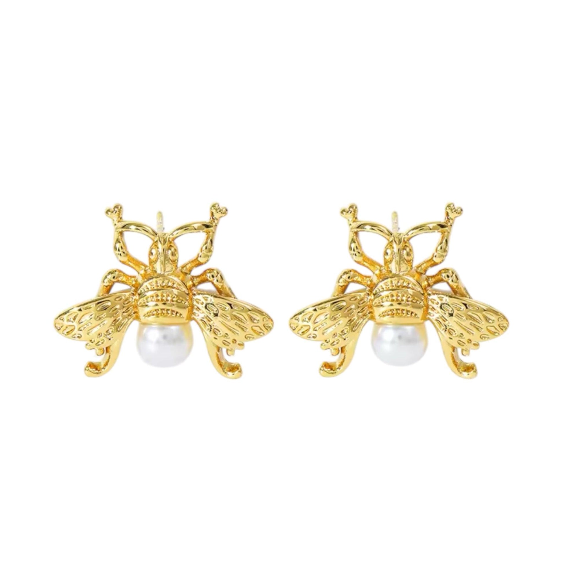 BOUCLES D'OREILLES GOLDEN BEE - INOXYDABLE - Maison Rin