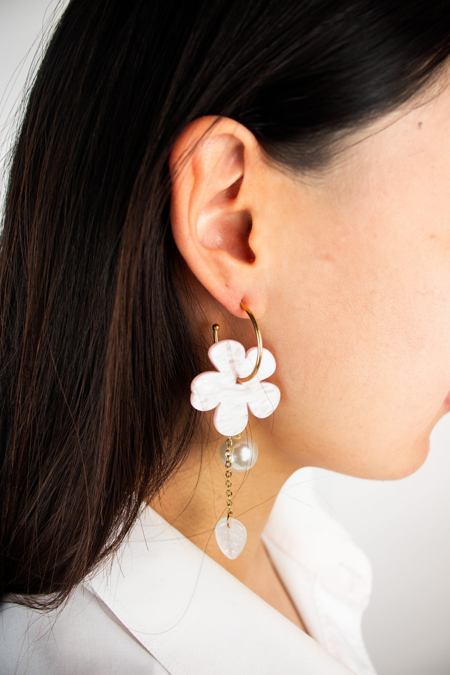 BOUCLES D'OREILLES ARIELLE - ACIER INOXYDABLE - Maison Rin