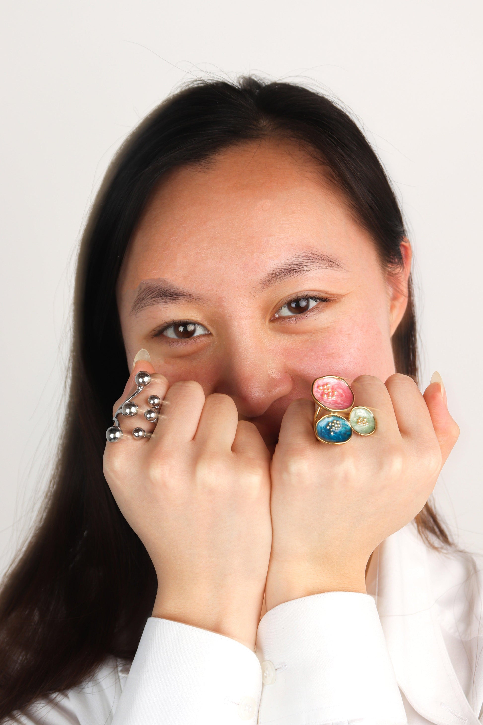 BAGUE ORBE - ACIER INOXYDABLE - Maison Rin