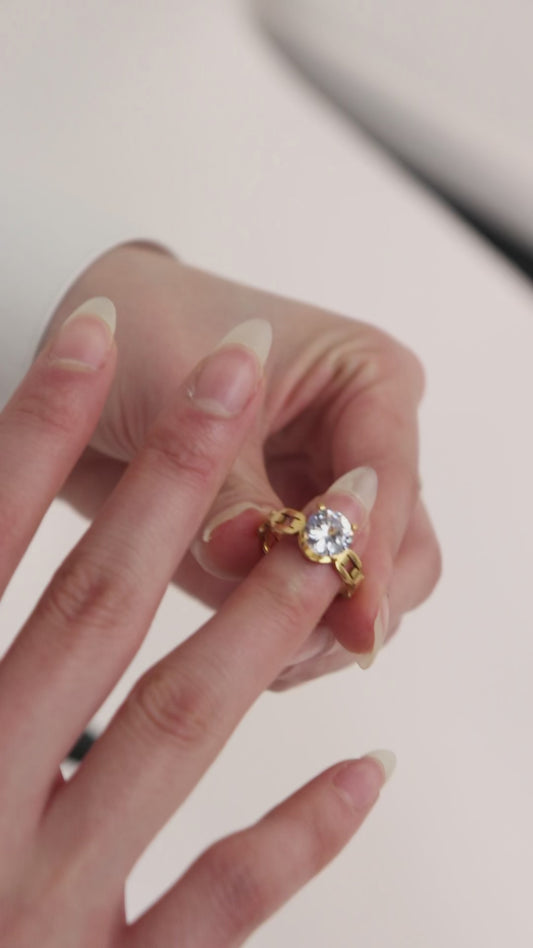 PROMISE RING - STAINLESS STEEL